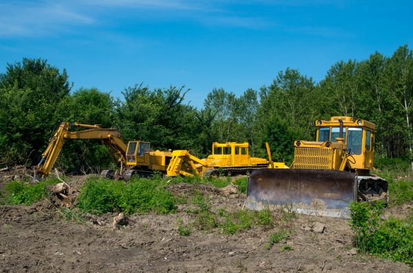 Bulldozer Clearing in Goshen